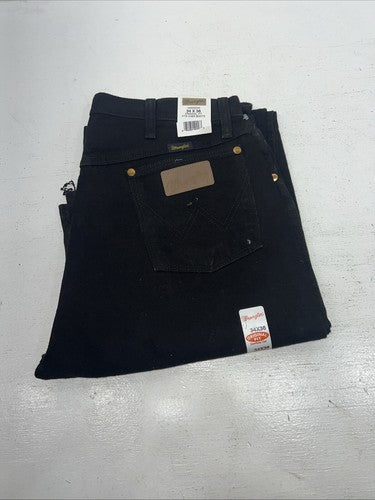 New Men’s Black Original Fit Cowboy Cut Pro Rodeo Jeans. 34/36 E-1