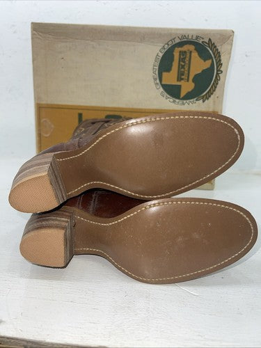 New Women’s Brown Texas Brand Cowboy Boots. 4933 6 M. 20-123