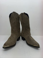 New Men’s Brown Texas Brand Cowboy Boots. 7649 11.5 11 1/2 E E. 9-42