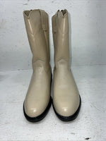 New Women’s Cream Texas Brand Cowboy Boots. 6829 7.5 7 1/2 M. 17-96