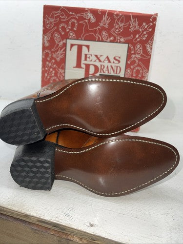 New Women’s Brown Texas Brand Cowboy Boots. L 144 6 M. 20-109