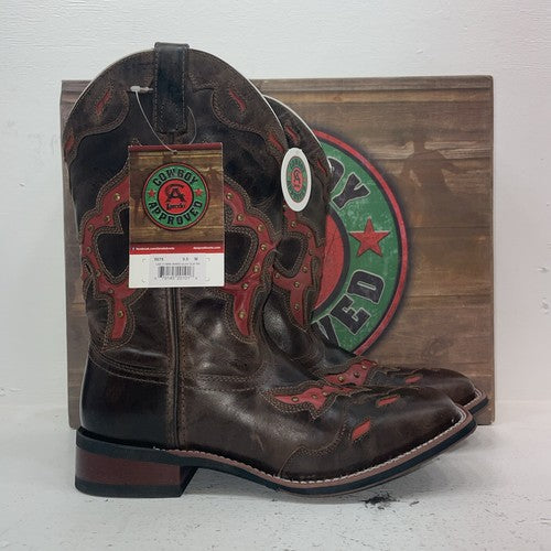 New Women’s Brown Laredo Cowboy Boots. 5675 9.5 9 1/2 M. 15-147