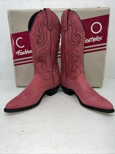 New Women’s Pink Capezio Cowboy Boots. L713 6 M. 19-6