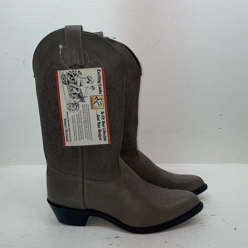 New Women’s Gray Texas Imperial Cowboy Boots. 4952 9.5 9 1/2 M. 16-130