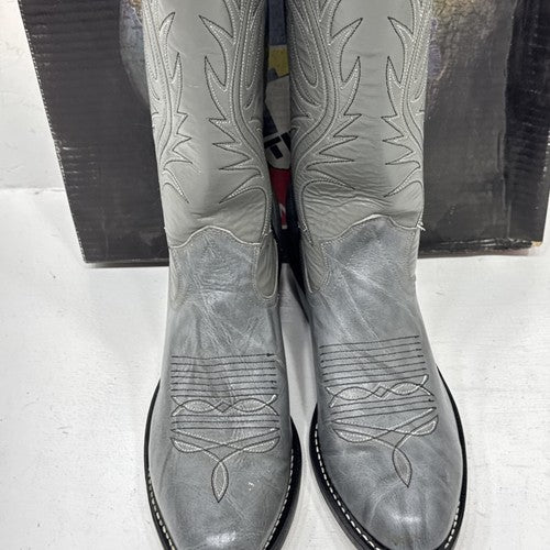NEW Women’s Grey Texas Brand Western Cowgirl Boots. Size 8D. 2-11.