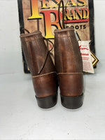 New Children’s Brown Texas Brand Lace Up Cowboy Boots. 3259 9 D. 24-42