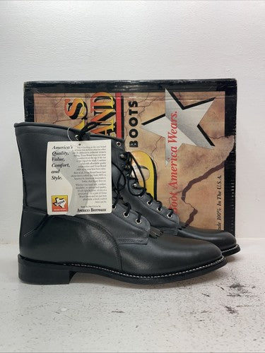 New Men’s Gray Texas Brand Cowboy Boots. 8852 11 D. 9-17