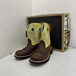 Ariat Women’s 7B Green/brown Western Boot/boots.  18-1