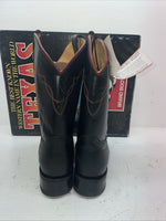 New Men’s Black Texas Brand Cowboy Boots. 5300 11 D. 8-12