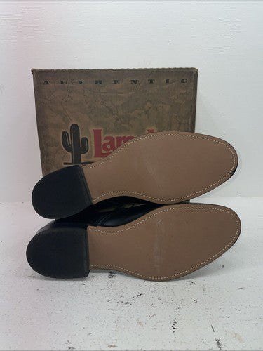 New Men’s Black Lace Up Laredo Cowboy Boots. 1220 13 E E. 10-44