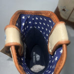 New Children’s Brown DBL Barrel Cowboy Boots. 11 D. 24-55