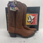 New Men’s Brown Texas Brand Cowboy Boots. 8921 12 D. 10-15