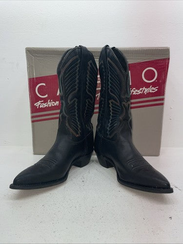 New Women’s Black Capezio Cowboy Boots. L 280 9 M. 15-74