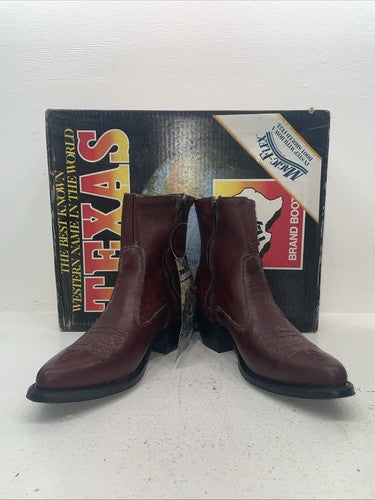 New Women’s Red Texas Brand Cowboy Boots. M 373 9 D. 15-60