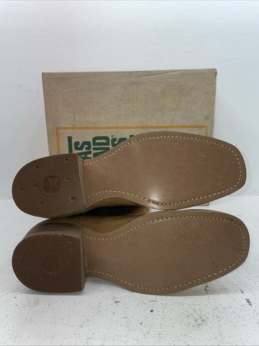 New Men’s Brown Texas Brand Cowboy Boots. M 34 11.5 11 1/2 D. 9-10