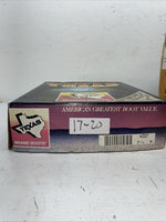 New Women’s White Texas Brand Cowboy Boots. 4207 7.5 7 1/2 M. 17-20 
