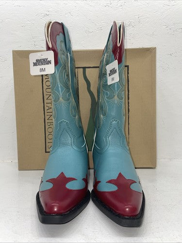 New Women’s Turquoise Smoky Mountain Cowboy Boots. 6245 8 M. 16-79