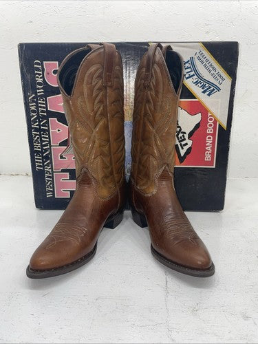 New Women’s Brown Texas Brand Cowboy Boots. 4244 7 M. 18-34