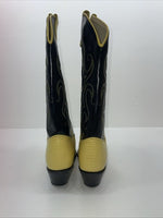 New Women’s Yellow Texas Brand Cowboy Boots. L 199101 7.5 7 1/2 M. 17-99
