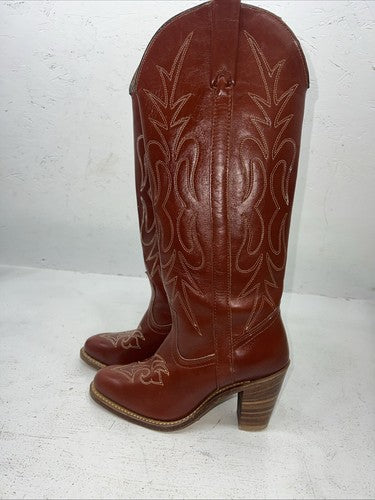 New Women’s Brown Fashion Capezio Cowboy Boots. L 463 6.5 6 1/2 M. 19-95