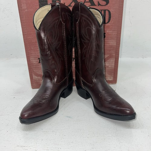 New Children’s Brown Texas Brand Cowboy Boots. C202 11.5 11 1/2 D. 24-102