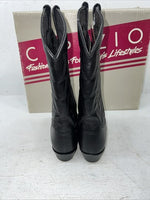 New Women’s Black Capezio Cowboy Boots. L 550 7.5 7 1/2 M. 17-81