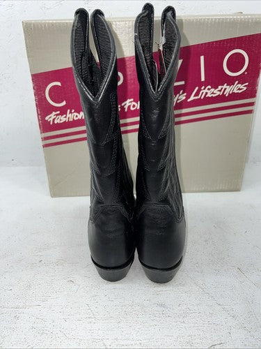 New Women’s Black Capezio Cowboy Boots. L 550 7.5 7 1/2 M. 17-81