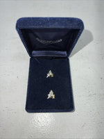 New Women’s Montana Silversmiths Barrel Racer Silver Earrings. JS649GBL A-32