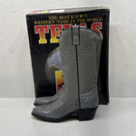 NEW Women’s Grey Texas Brand Western Cowgirl Boots. Size 8D. 2-11.