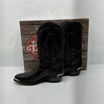 NEW Men’s Dark Brown Lizard Print Authentic Laredo Brand Boot. Size 8.5EW. 2-6.