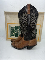 New Women’s Brown Texas Brand Cowboy Boots. 4801 5.5 5 1/2 M. 20-59