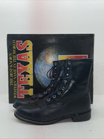 New Women’s Navy Texas Brand Cowboy Boots. 4445 8 M. 16-15