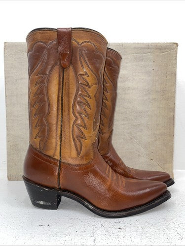 New Women’s Brown Texas Brand Cowboy Boots. 4422 8.5 8 1/2 M. 16-121