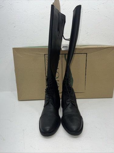 New Women’s Black Smoky Mountain English Riding Boots. 6044 7.5 7 1/2 W. 12-14