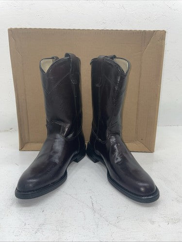 New Women’s Cherry Black Acme Cowboy Boots. 6823 7 M. 17-83