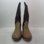 New Men’s Brown Texas Brand Cowboy Boots. 25 12 D. 10-14