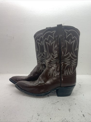 New Men’s Brown Cowbotown Cowboy Boots. J 235 12 D. 10-17