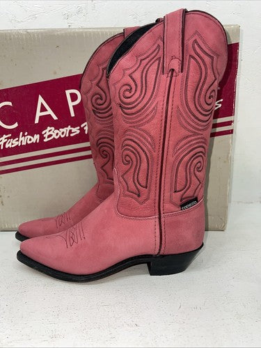 New Women’s Pink Capezio Cowboy Boots. L713 6 M. 19-6