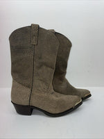 New Men’s Brown Texas Brand Cowboy Boots. 7649 11.5 11 1/2 E E. 9-42
