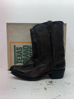 New Men’s Brown Texas Brand Cowboy Boots. 6611 11 D. 9-23