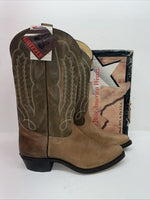 New Men’s Brown Texas Brand Cowboy Boots. 6244 11.5 11 1/2 D. 9-40