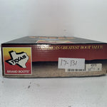 New Women’s Black Texas Brand Cowboy Boots. 4970 10 M. 17-131