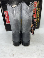 New Women’s Grey Texas Brand Cowboy Boots. 4402 7.5 7 1/2 M. 17-88