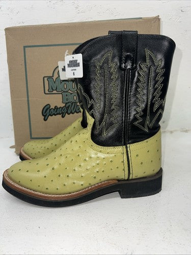 New Women’s Lime Smoky Mountain Cowboy Boots. 3027 Y 6. 20-120