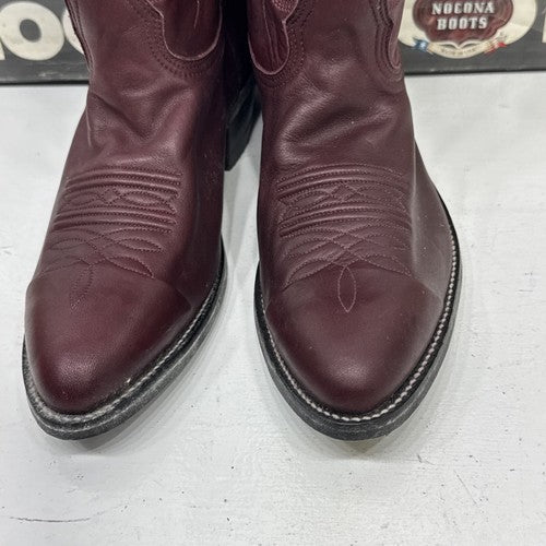 NEW Women’s Maroon Nocona Brand Cowgirl Boots. Size 8D. 2-7