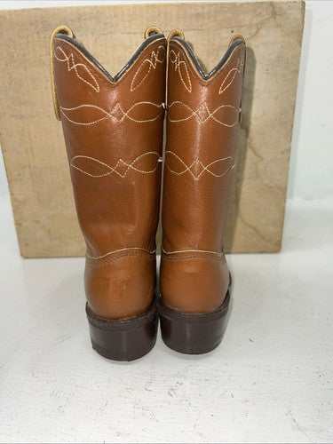 New Children’s Brown Texas Brand Cowboy Boots. 10 D. 24-46