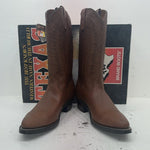 New Men’s Brown Texas Brand Cowboy Boots. 8921 12 D. 10-15