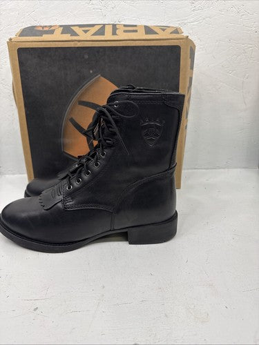 NEW Men’s black Ariat Brand boot boots. Size 8EE. 2-22.