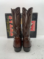 New Men’s Brown Texas Brand Cowboy Boots. 6411 11.5 11 1/2 D. 9-14