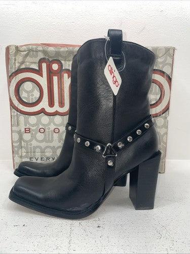 New Women’s Black Dingo Cowboy Boots. D I 02270 8.5 8 1/2 M. 16-115